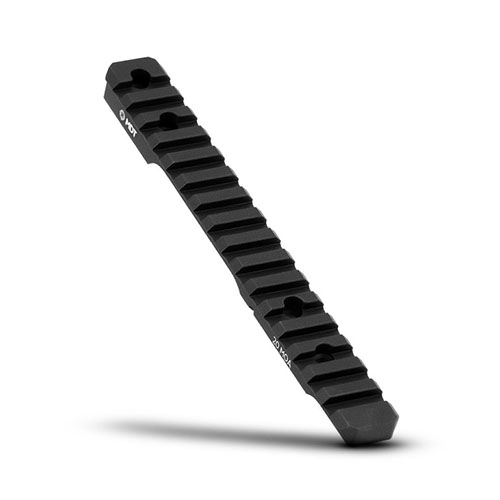 Le guide Picatinny di MDT offrono un montaggio facile e sicuro per ottiche, realizzate in alluminio 6061-T6, con inclinazione di 20 MOA e attacco per rinculo.